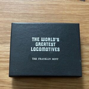 4 for $20 item Franklin Mint Black Locomotive Accessory Case